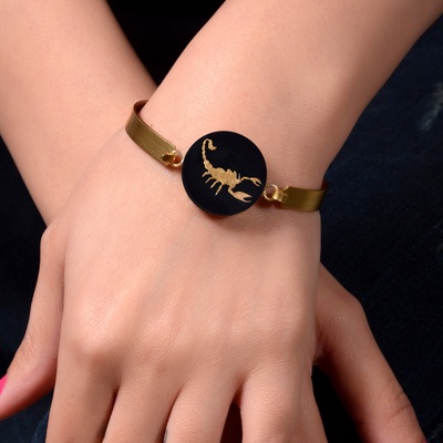 دستبند طلا 24 عیار زنانه سمبل آبان