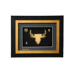 تابلو طلا نماد ماه تولد اردیبهشت با ورق روکش طلای 24 عیار بزرگ