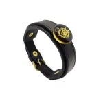 دستبند چرم شیرنشان