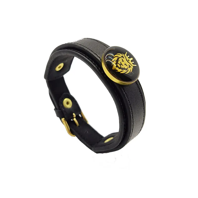 دستبند چرم شیرنشان