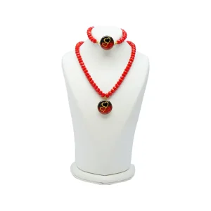 نیم ست سنگی دو قلب