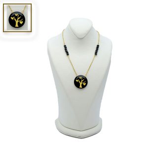 آویز سنگ و زنجیر درخت و قلب