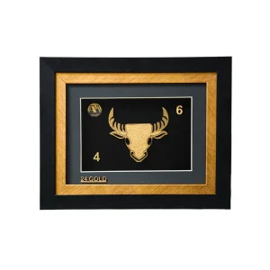 تابلو طلا نماد ماه تولد اردیبهشت با ورق روکش طلای 24 عیار بزرگ